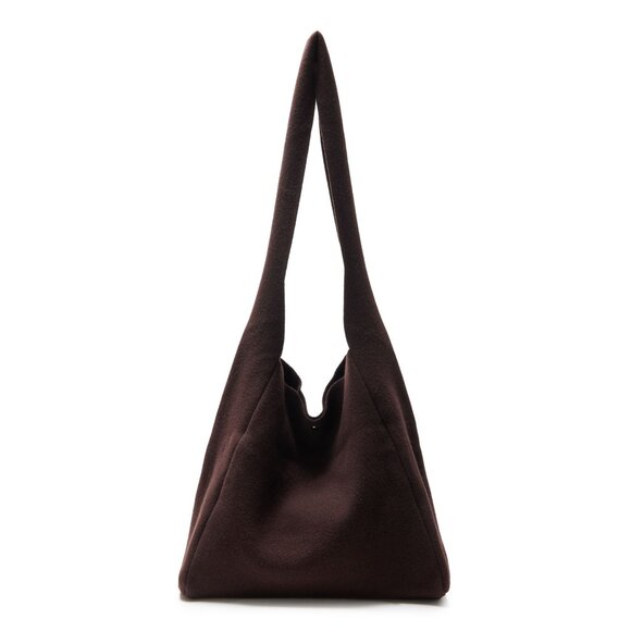 Aya Muse Vale Knit Wool Crossbody Bag Brown Womens Size OS - Picture 4 of 11